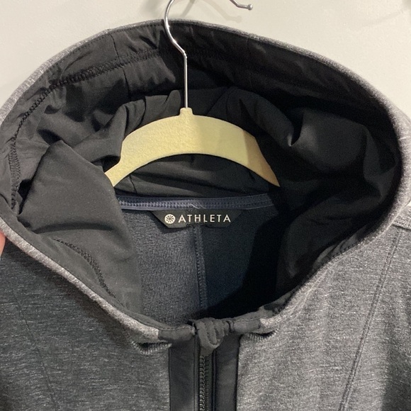 Athleta Fitted Full Zip Hoodie EUC - Picture 4 of 12